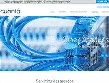 Tablet Screenshot of cuanta.com